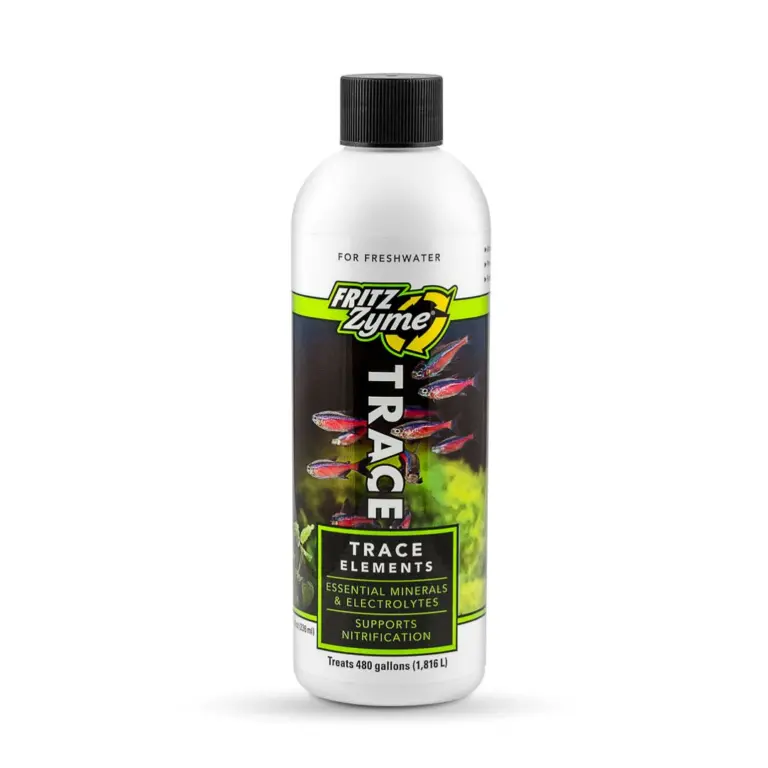 FritzZyme Trace, aquarium trace elements, biofilter booster, nitrifying bacteria support, RO/DI water conditioner, freshwater trace mineral mix, aquarium electrolyte additive, cycle booster trace, essential minerals aquarium, Fritz trace elements